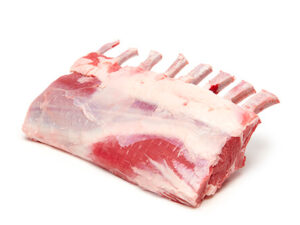 Lamb Middles French Rack 75/25 mm Cap Off